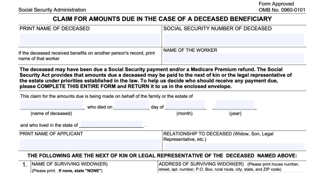 Ssa 44 2025 Medicare Irmaa Appeal Form Norma T Ammons