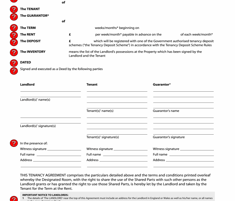 Tenancy Agreement England And Wales Pdf Fill Online Printable