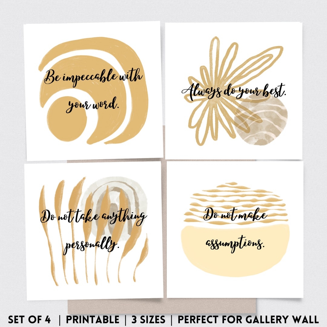 The 4 Agreements Printable