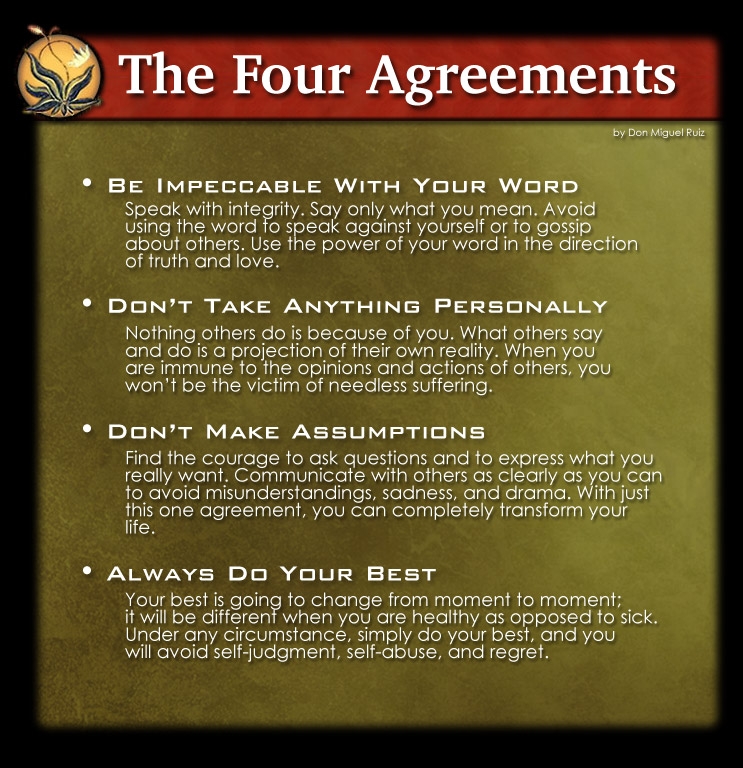 The Four Agreements Quotes Pdf QuotesGram