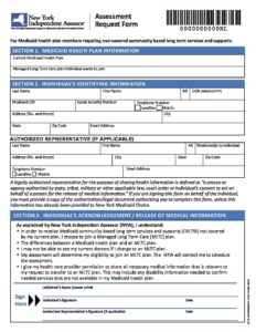 Transfer Form CDPAP NY
