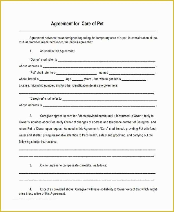 Visitation Agreement Template Free Of Custody Agreement Forms 