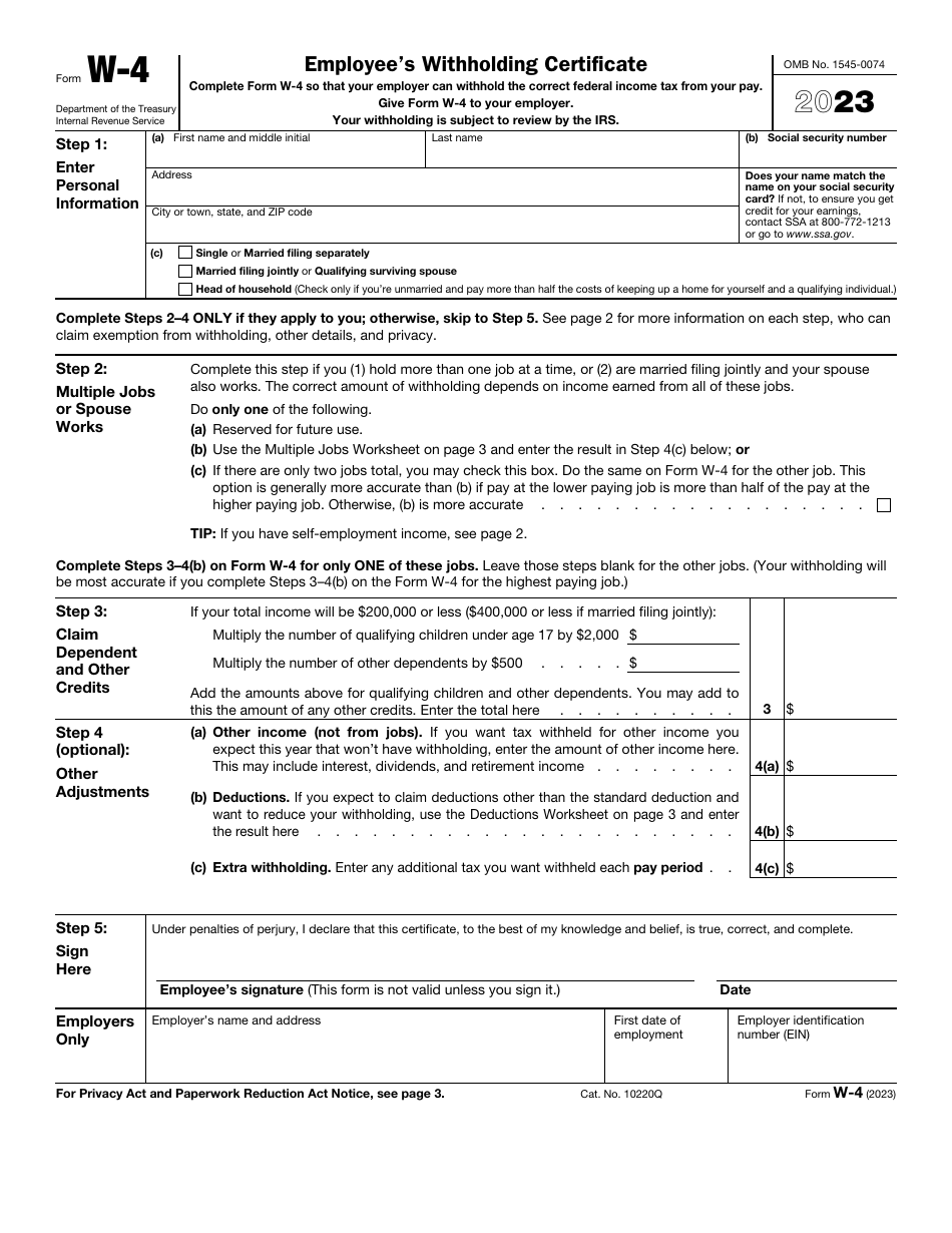 W4 Withholding Form 2025 Robert F Mijares