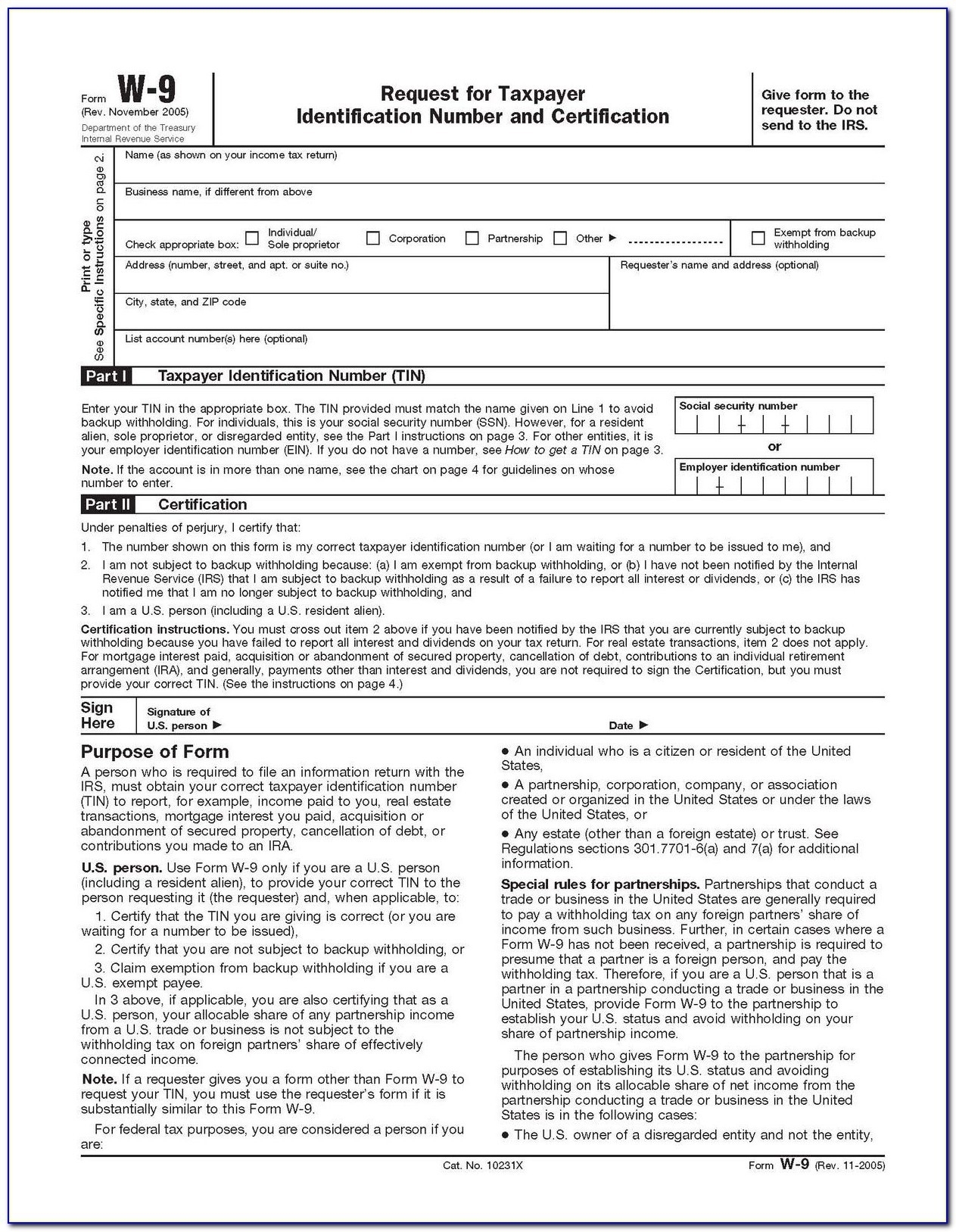 What Is W9 Form 2025 Printable Leonid Imran