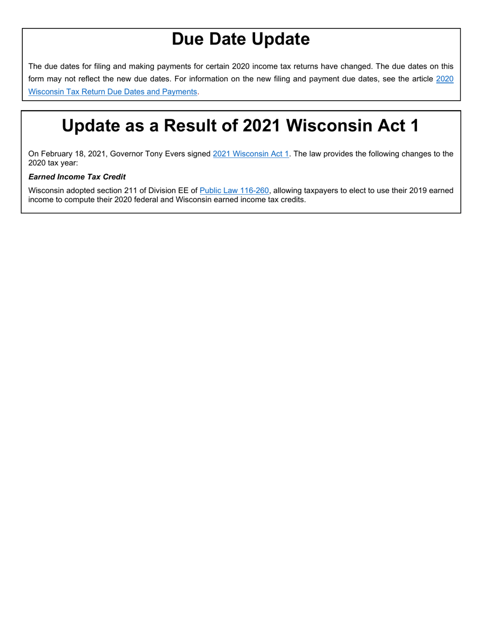 Wisconsin Form 1 Es 2025 Printable Xavier Shedden A 