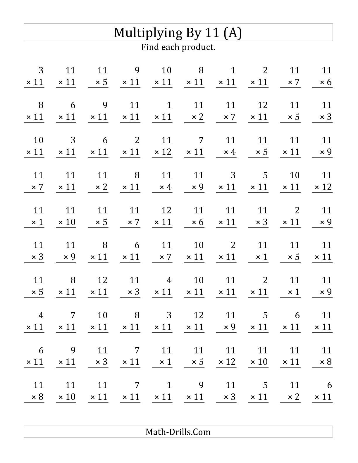 11 Grade Math Worksheet