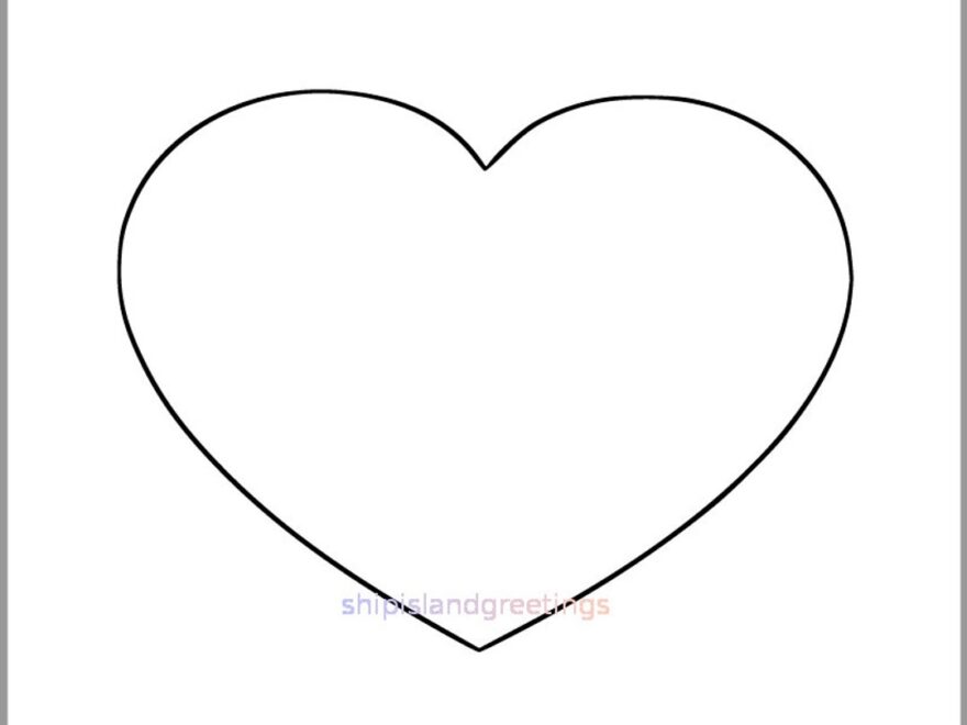 12 Free Printable Heart Templates Cut Outs Freebie Finding Mom Print