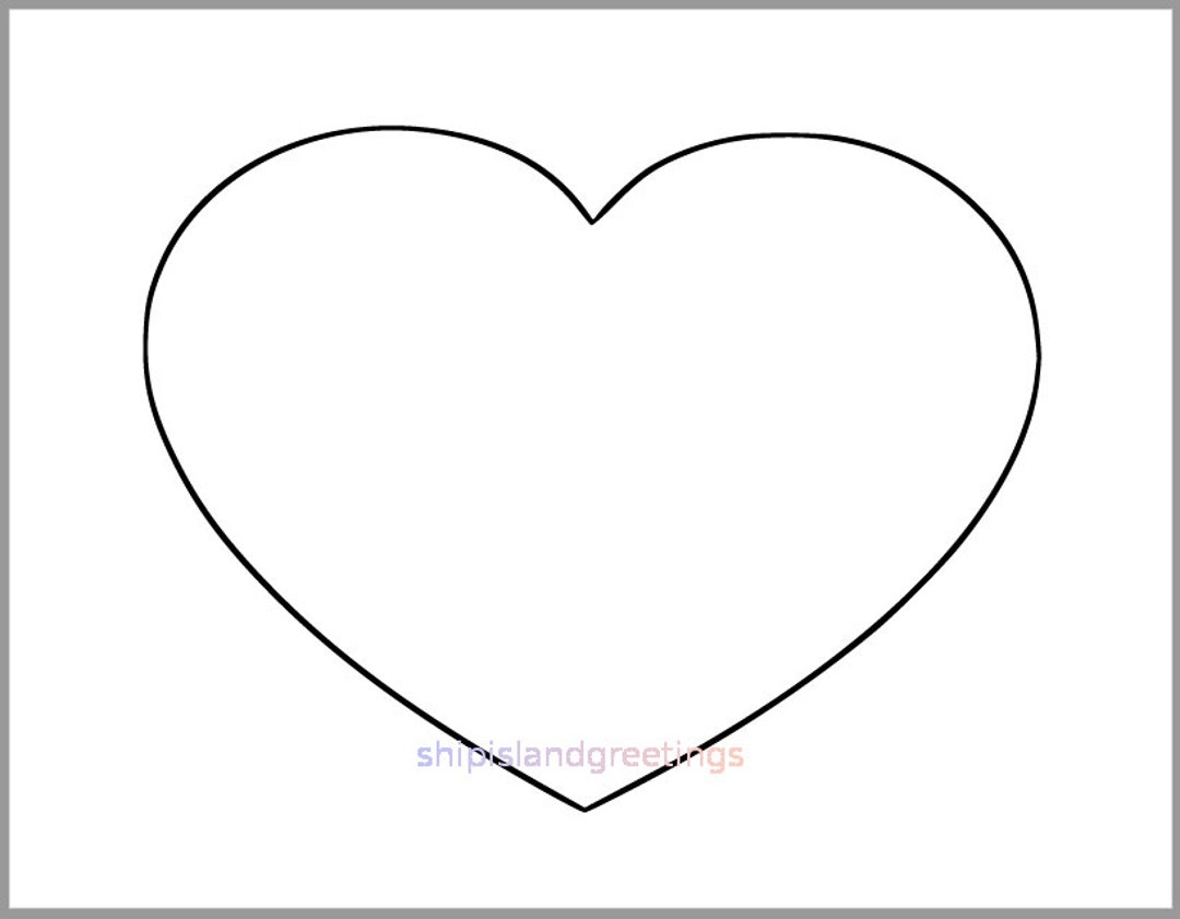 12 Free Printable Heart Templates Cut Outs Freebie Finding Mom Print 