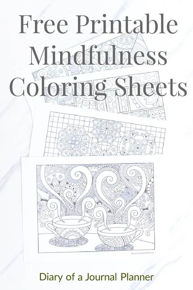 13 Free Printable Mindfulness Colouring Sheets Mindfulness Colouring 
