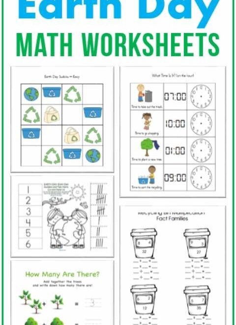 130 Free Earth Day Math Printable Worksheets For Kids