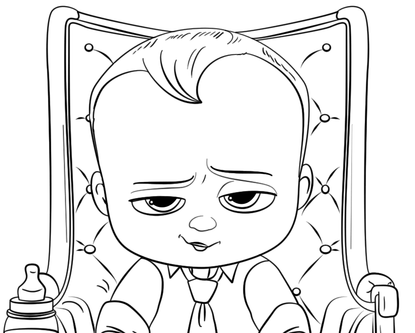 15 Free Printable The Boss Baby Coloring Pages