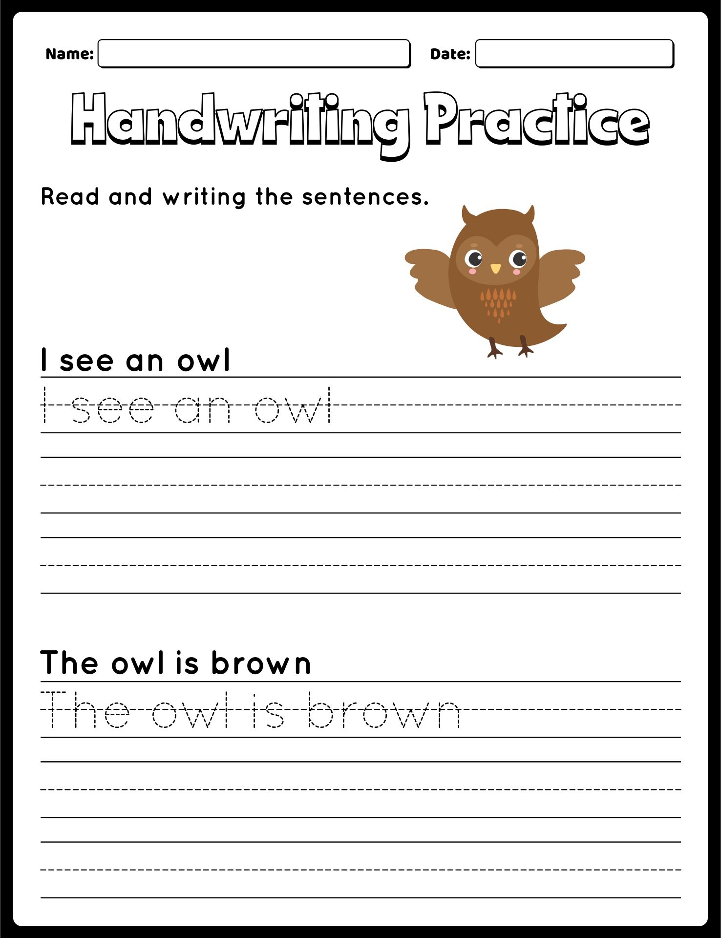 1st Grade Writing Worksheets