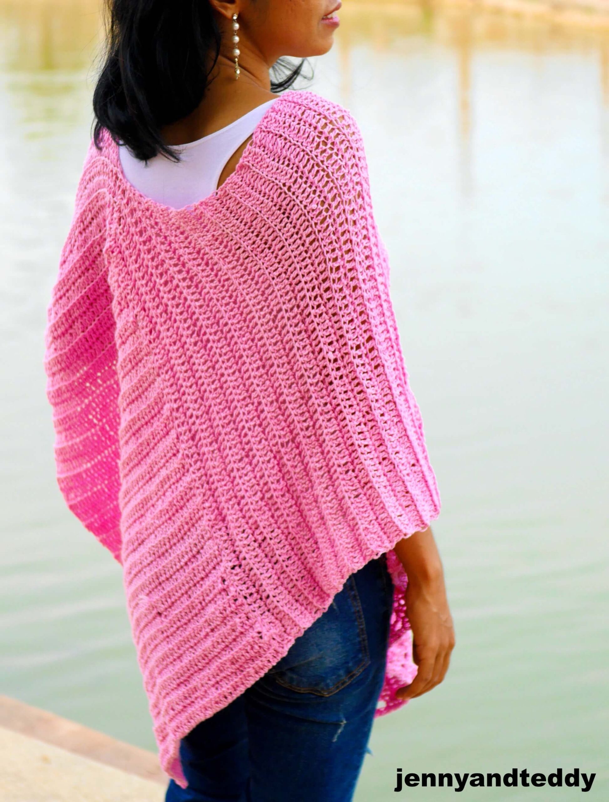 Easy Crochet Pattern For Poncho Printable