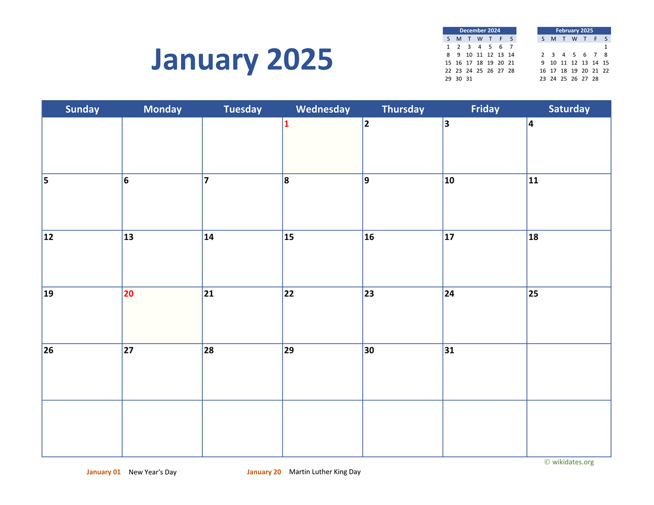 2025 Calendar Printable Monthly Planner Caitlyn J Kennerley