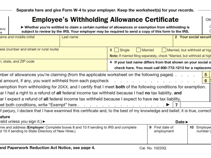 2025 W 4 Form Printable Ryan A Carvosso