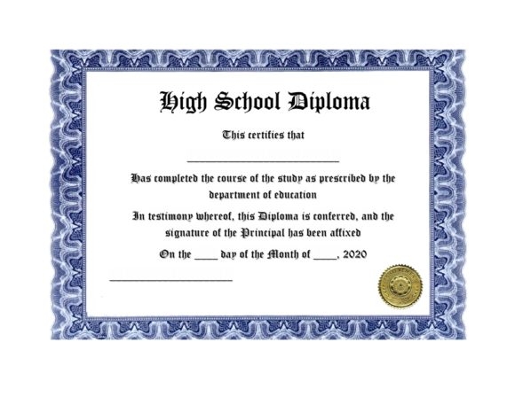 30 Free High School Diploma Templates Word PrintableTemplates