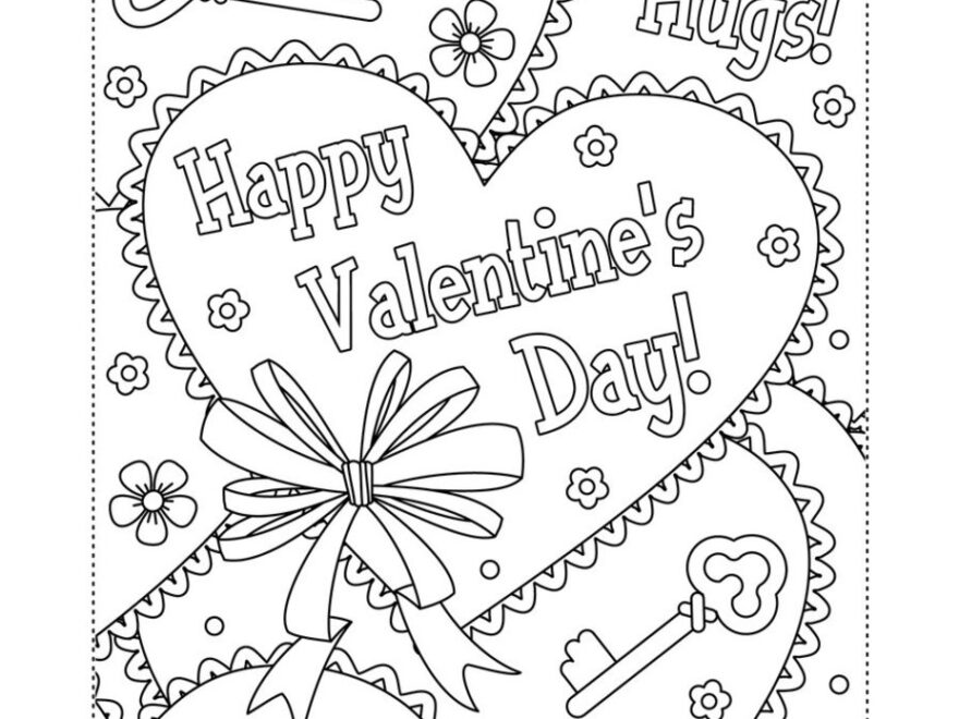 30 Valentine 39 s Day Coloring Pages Free Printable For Kids Adults Parade