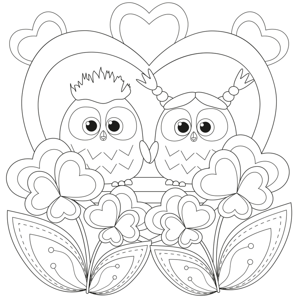 30 Valentine 39 s Day Coloring Pages Free Printable For Kids Adults Parade