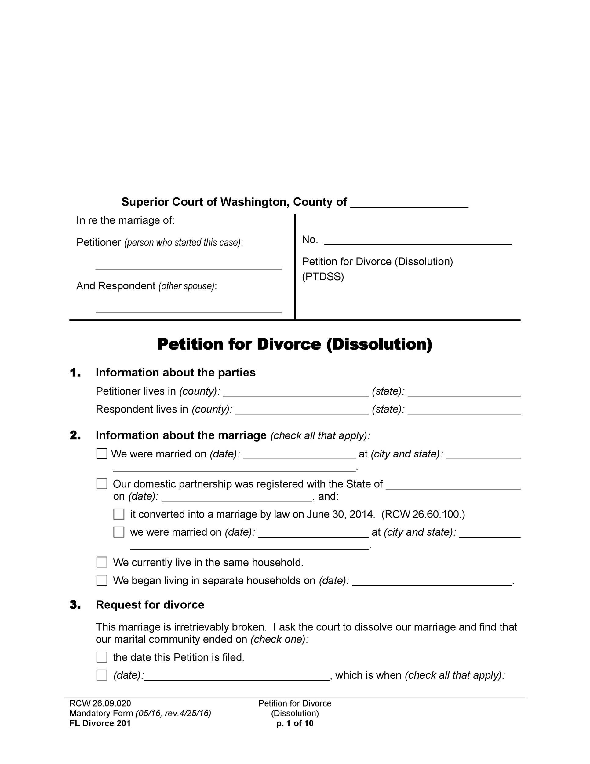 Easy Iowa Printable Divorce Forms