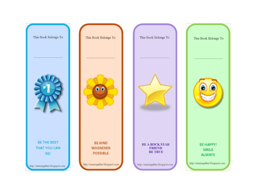 50 Free Printable Bookmark Templates TemplateLab