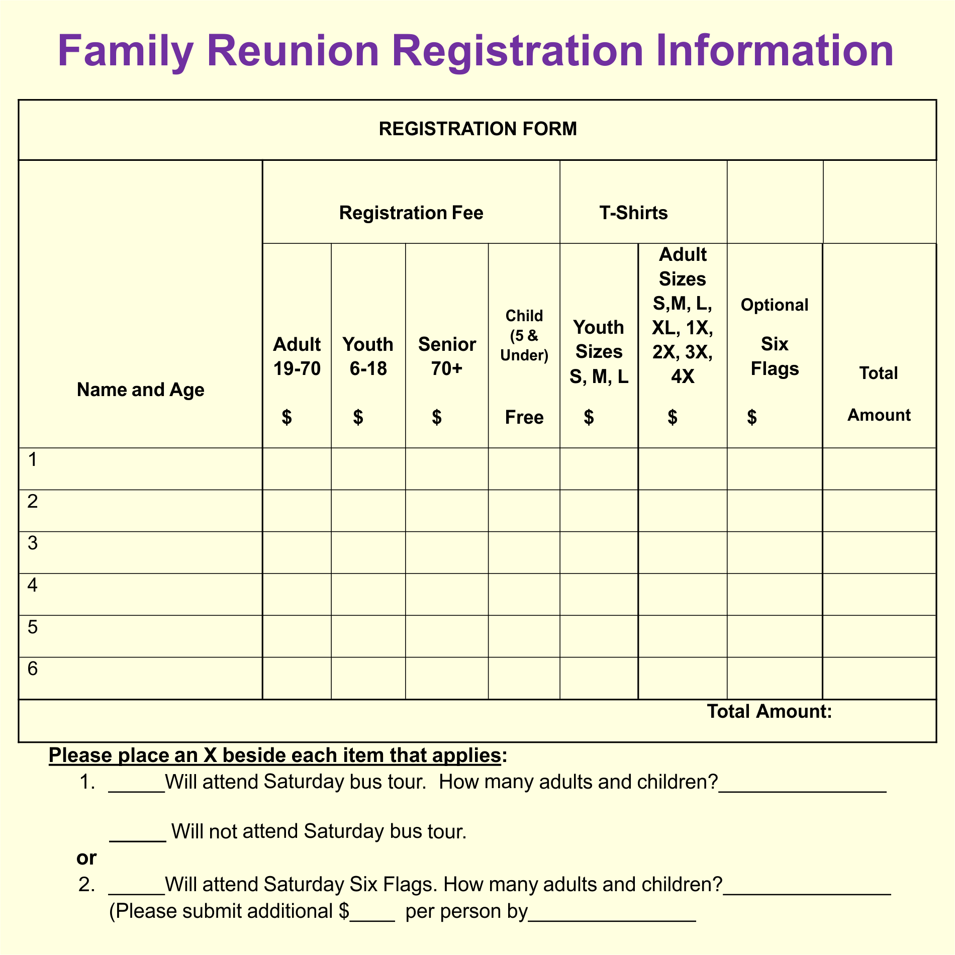 7 Best Images Of Family Reunion Forms Printable Free Printable Family 