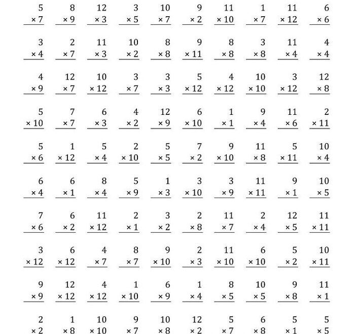 7th Grade Math Printable Worksheets