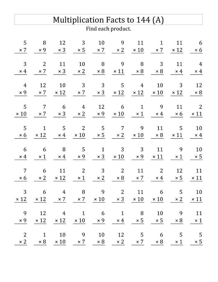 7th Grade Math Printable Worksheets