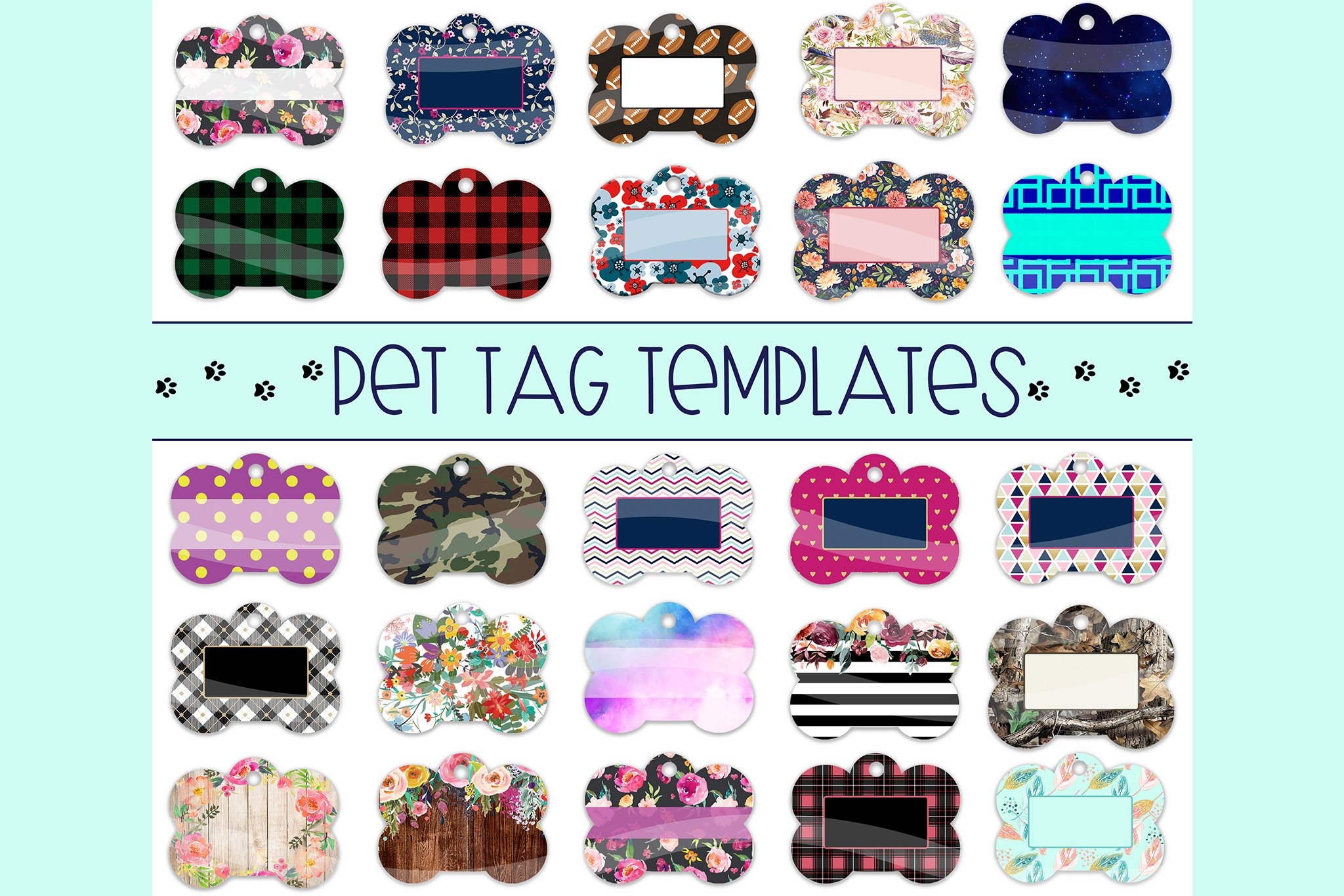 Creative Pet Id Tag Template Free Printable