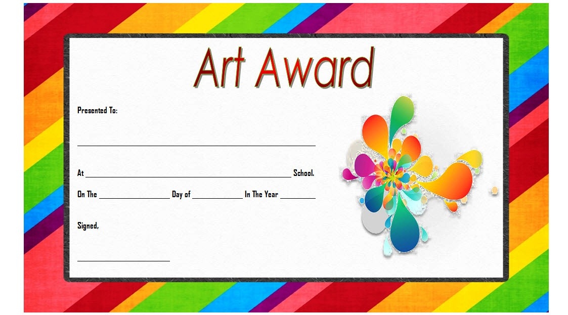 Art Certificates Free Printables Printable Templates Your Go To 