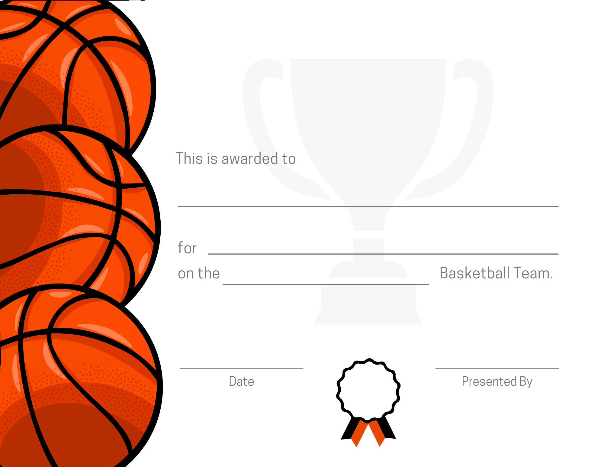 Basketball Certificates Free Printables Free Printables Hub