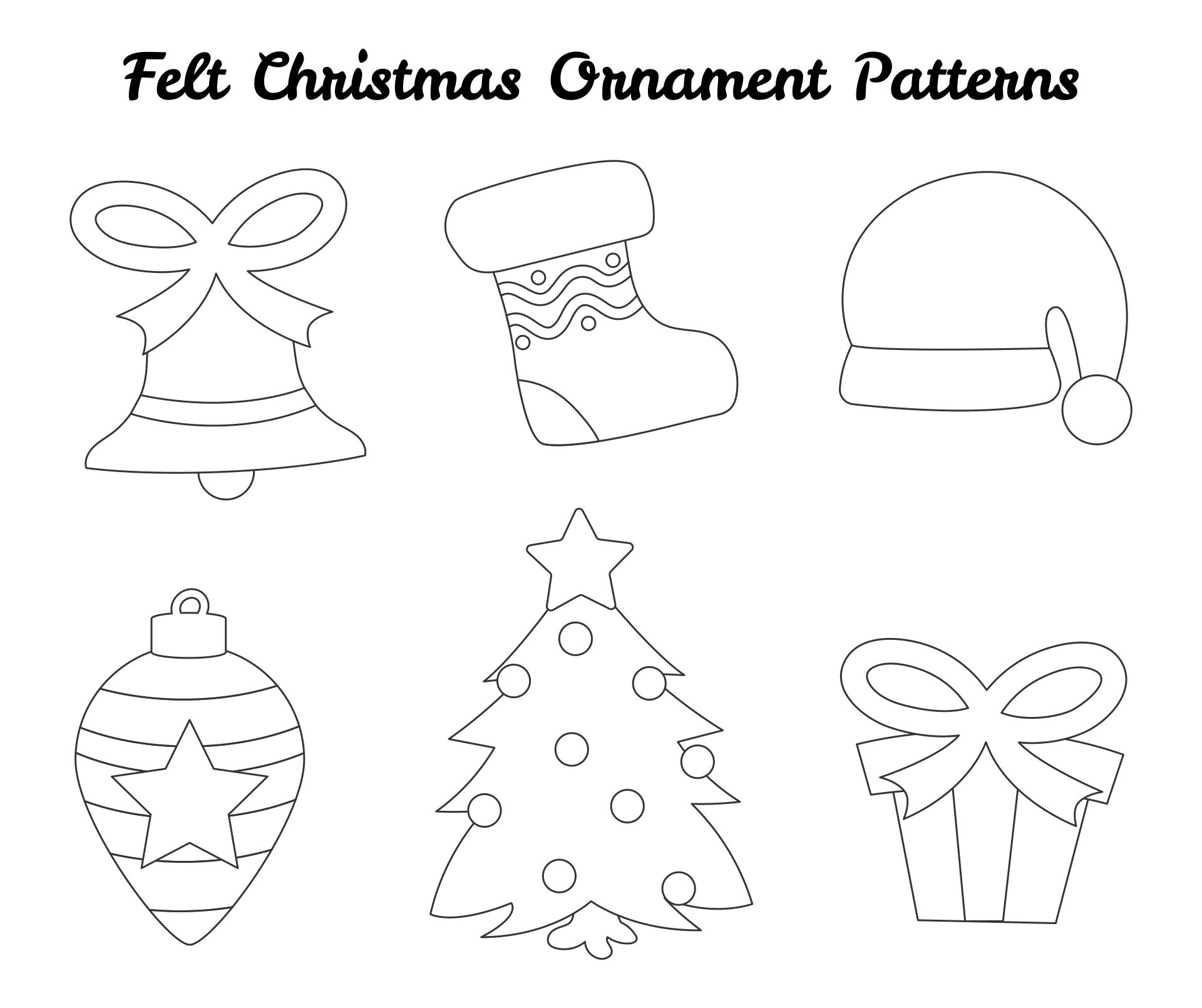 Bird Christmas Ornament Patterns 15 Free PDF Printables Printablee