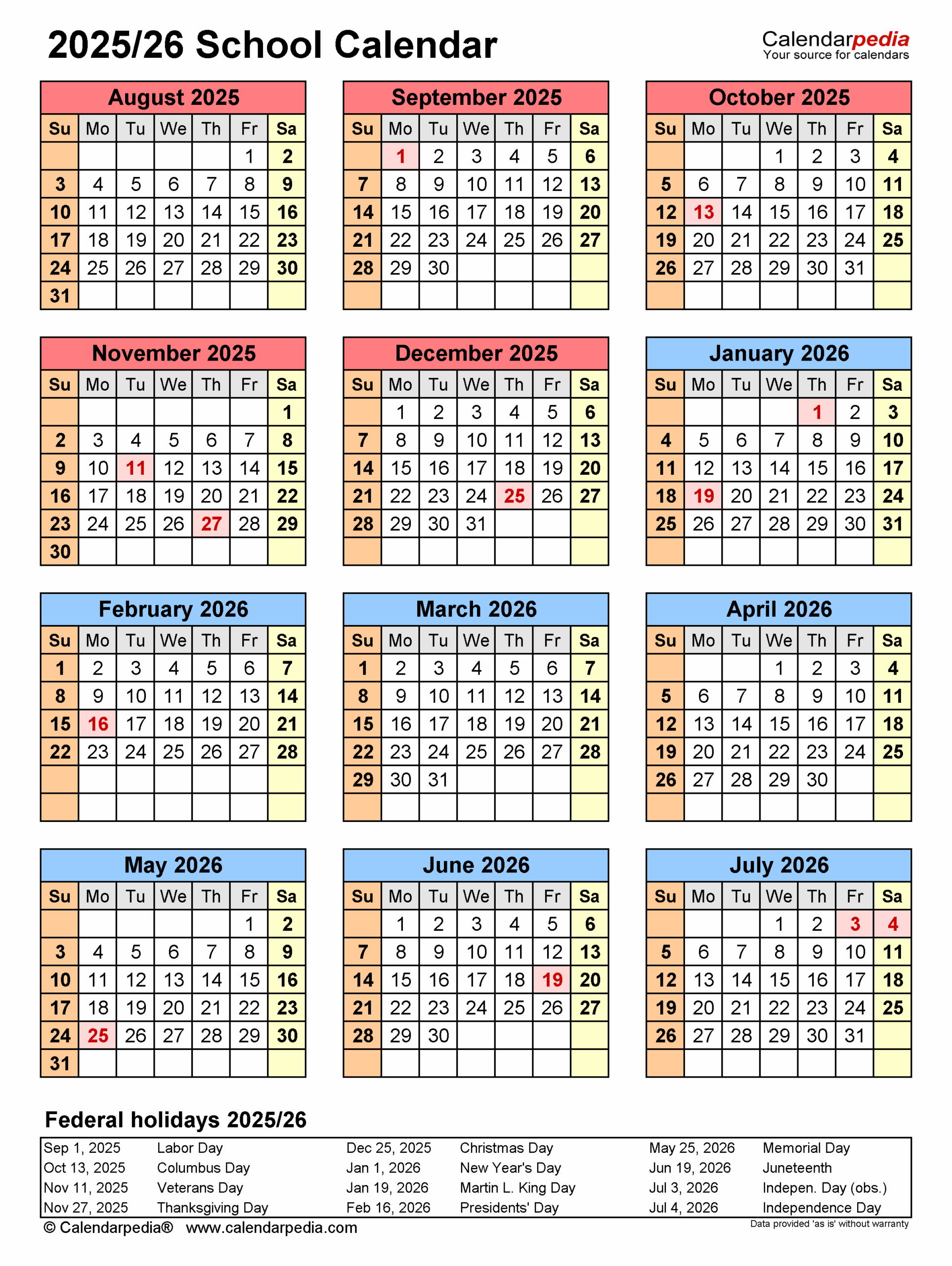 Blank Calendar For 2025 2025 School Year End Scarlett Clibborn
