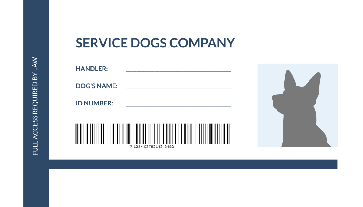 Free Printable Service Animals Worksheets
