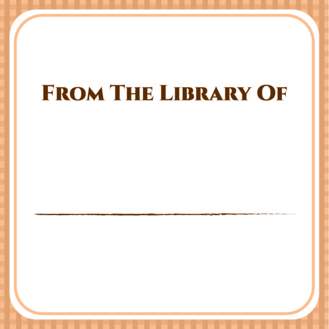 Bookplate Templates 10 Free PDF Printables Printablee Bookplate Templates 10 Free PDF Printables Printablee