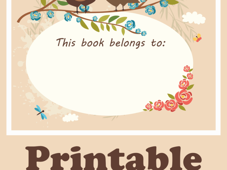 Bookplate Templates 10 Free PDF Printables Printablee