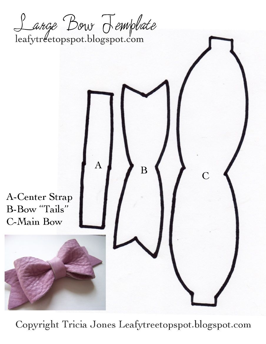 Free Printable Bow Pattern