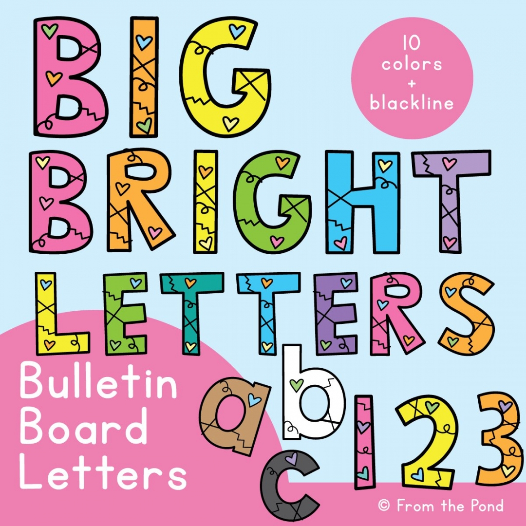 Bulletin Board Letters Printable Free FREE Printable HQ