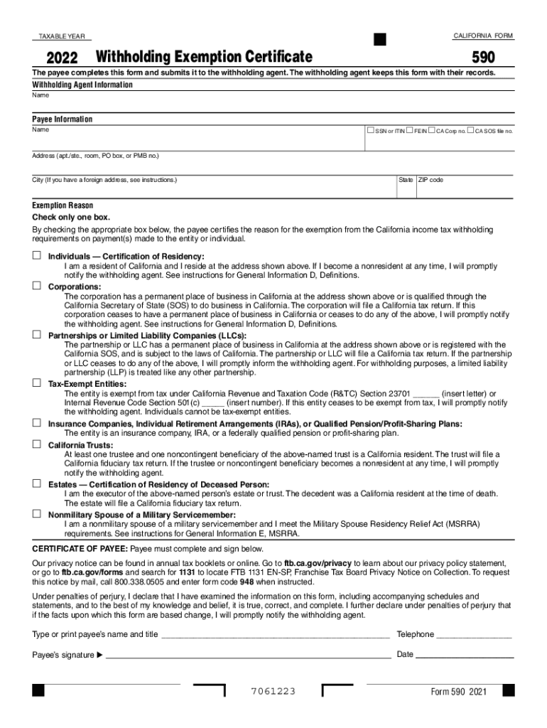 California State Tax Withholding Form 2025 Taj B Denehy