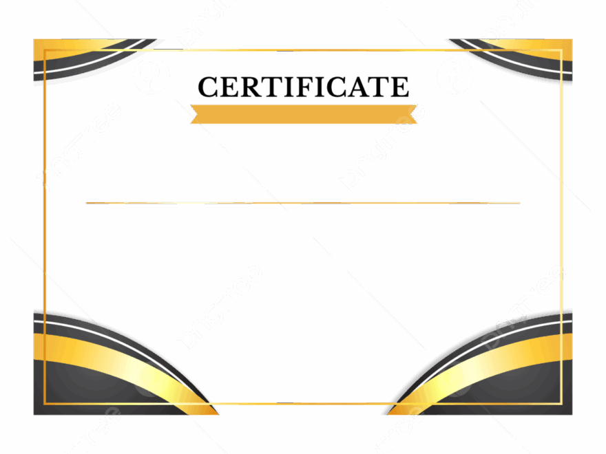 Certificate Border Design Template For Graduation Certificate Border
