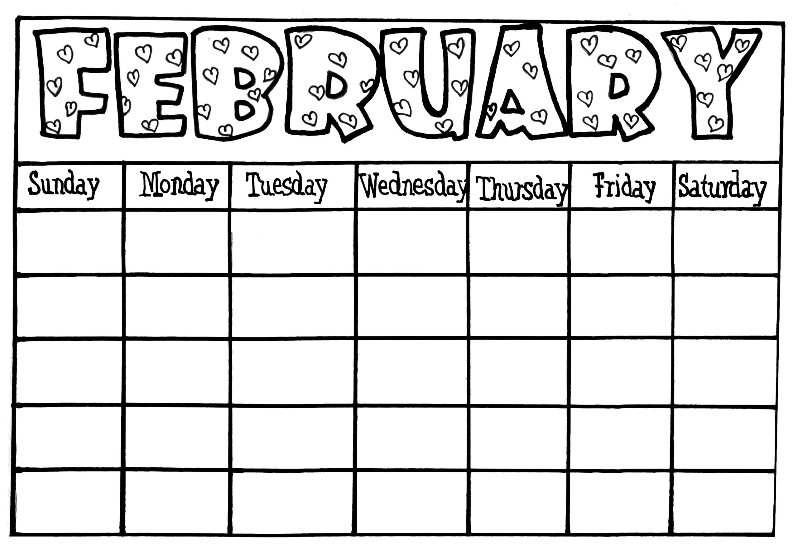 Children 39 s Printable Calendar