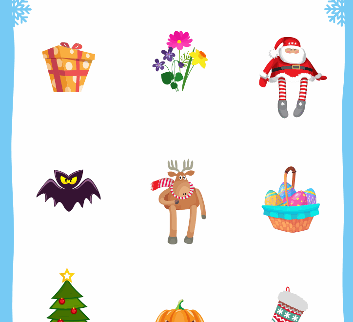 Christmas Holiday Worksheet Free Printable PDF For Kids
