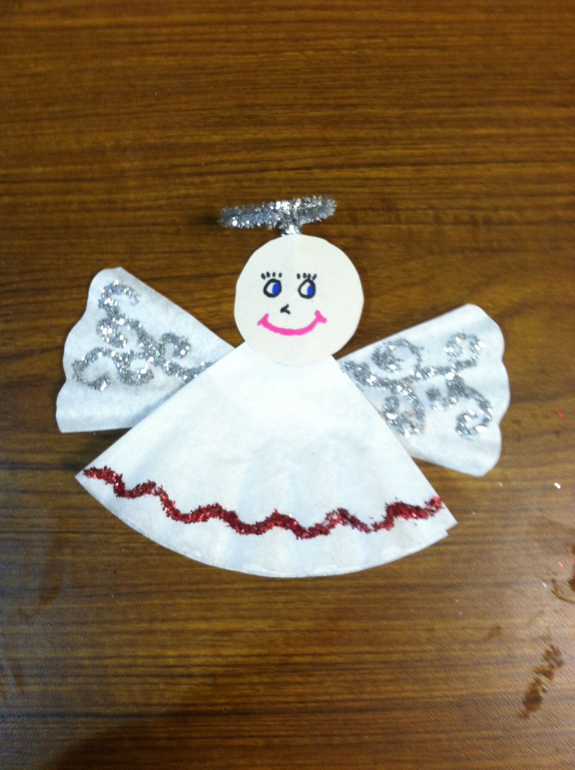 Coffee Filter Angel Preschool Christmas Pinterest Coffee Filters 