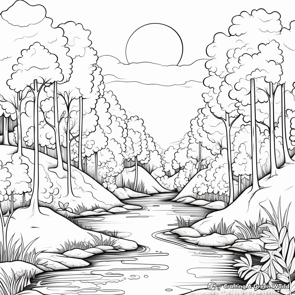 Coloring Page Spring Season 164859 Nature Printable C Vrogue co