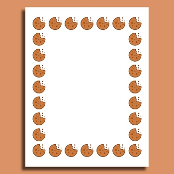 Cookie Border Frame Printable By Structureofdreams TPT