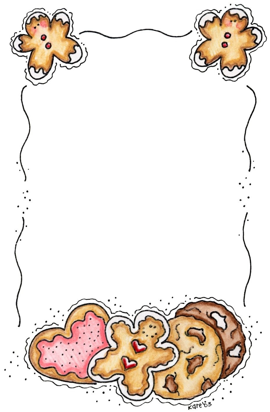Cookie Template Printable