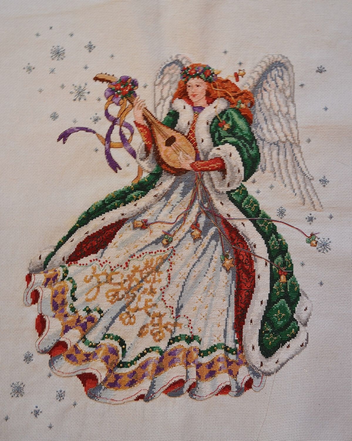 Free Printable Cross Stitch Patterns Angels