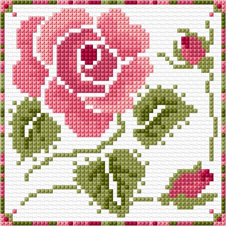  cross Stitch Rose Patterns
