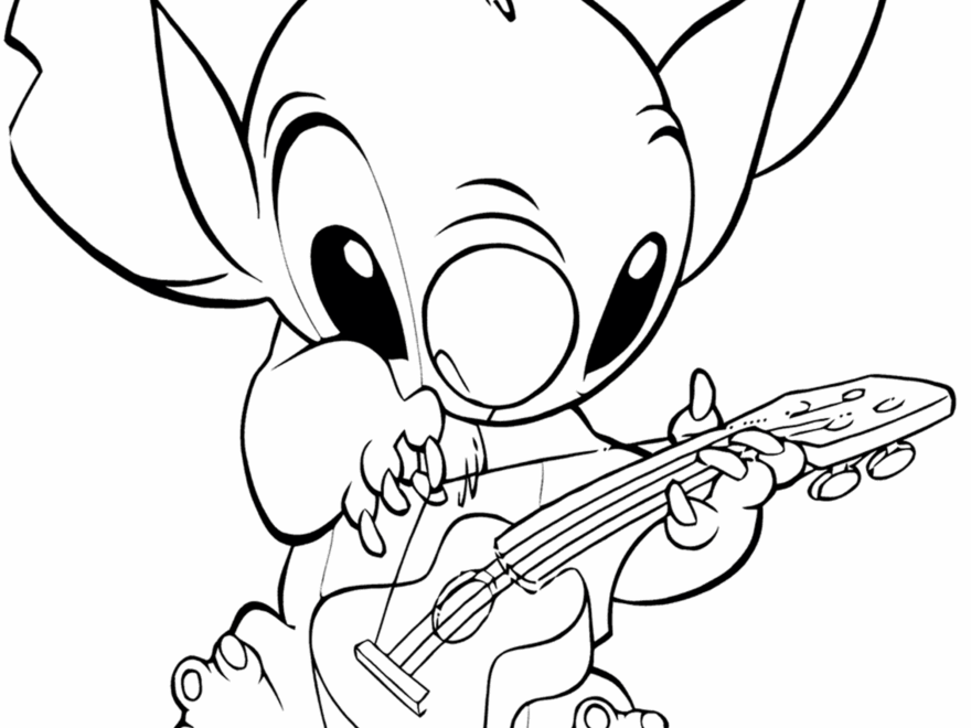 Disney Stitch Coloring Pages Free Printable Templates