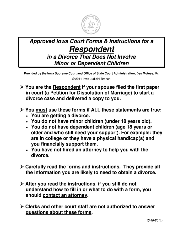 Divorce In Iowa Fill And Sign Printable Template Online US Legal Forms