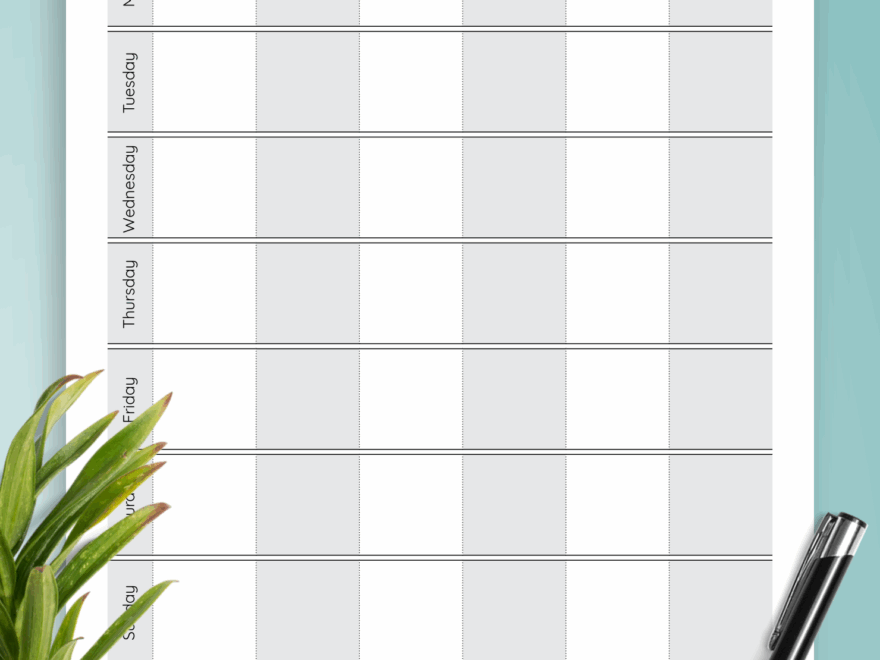Download Printable Simple Food Diary PDF